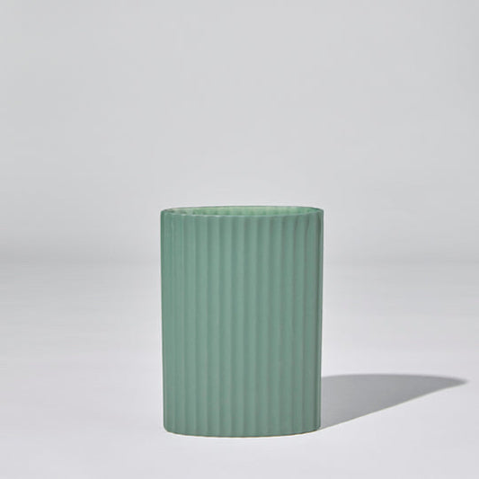 Ripple Vase Medium / Moss